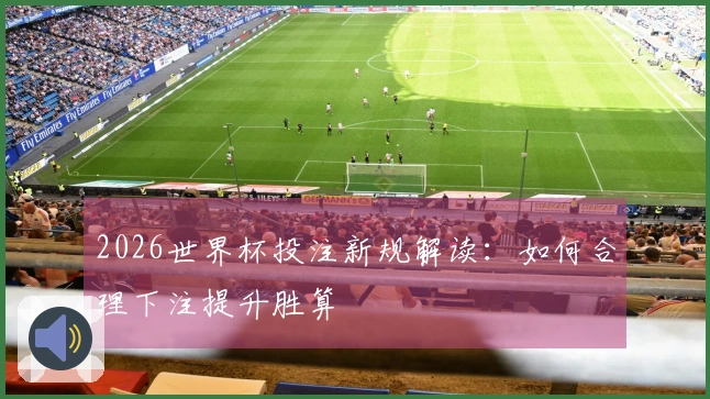 2026世界杯投注新规解读：如何合理下注提升胜算